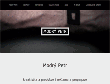 Tablet Screenshot of modry-petr.cz